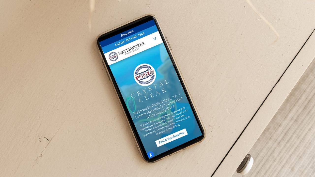 Pool marketing program example from AdeptPlus client The Pool Butler, a local pool company needing marketing